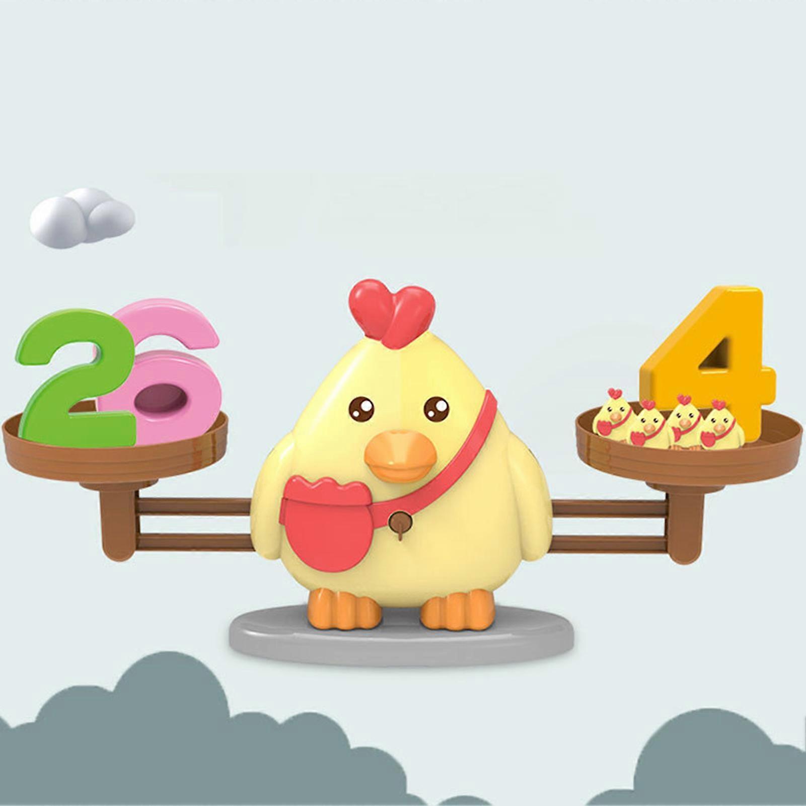 Educational Balance Scale Cute Animal Cartoon Parent Child Interactive Math Enlightenment Toys BY808