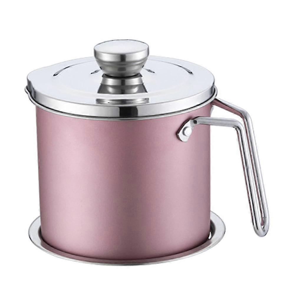 Bacon Grease Container 1.6l Cooking Oil Storage Can With Strainer,oil Strainer Potfor Storing Cookin