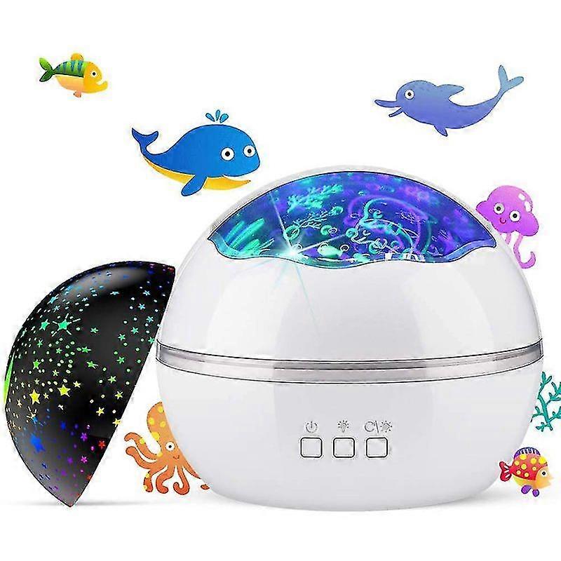 Star Projector Night Light, Iave Multicolor Starlight Rotating Project