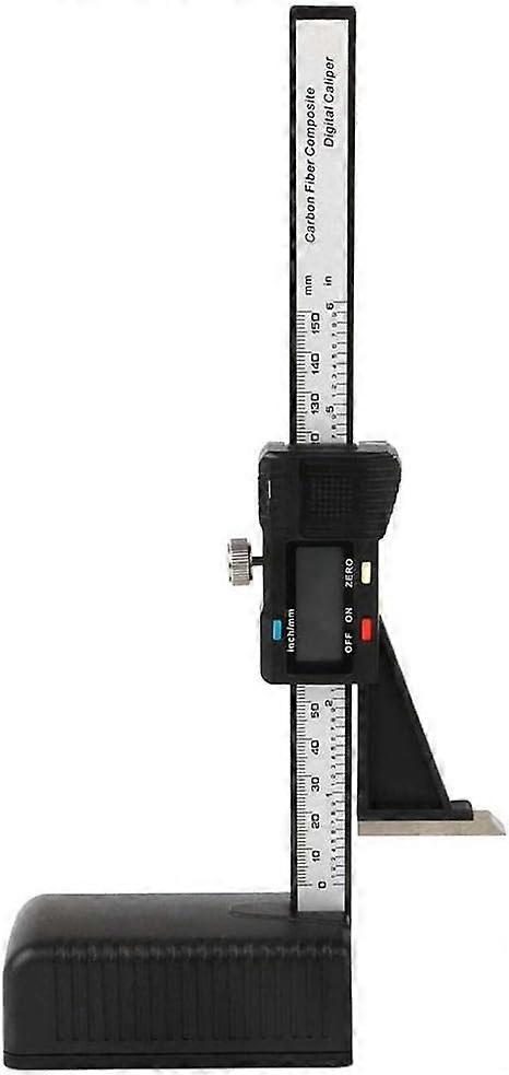 0-150mm Digital Height Gauge Electronic Measuring Caliper Measuring Tools for Carpentry, Milling Machine, Table Saw, Router, etc. - Black
