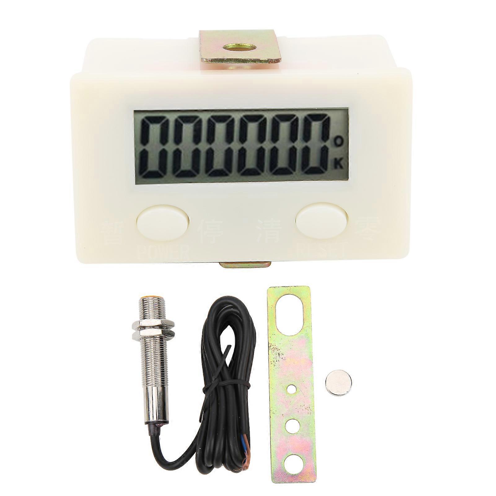 HX6A Digital Punch Counter LCD MagneticInduction Portable Industrial Electronic Counter