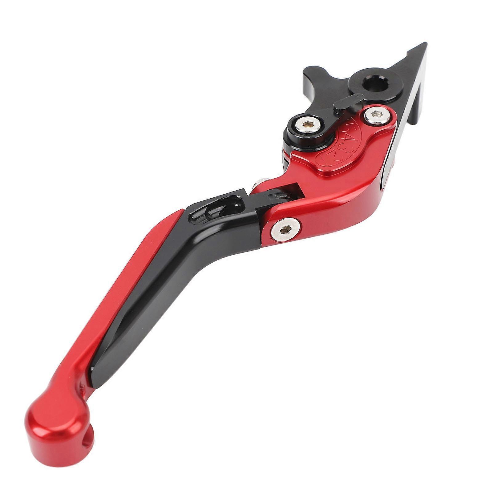 Folding Brake Levers T6063 CNC Aluminum Foldable Brake Handle Levers for C125 Super Cub Super CUB 110 CT125 Hunter Cub Red