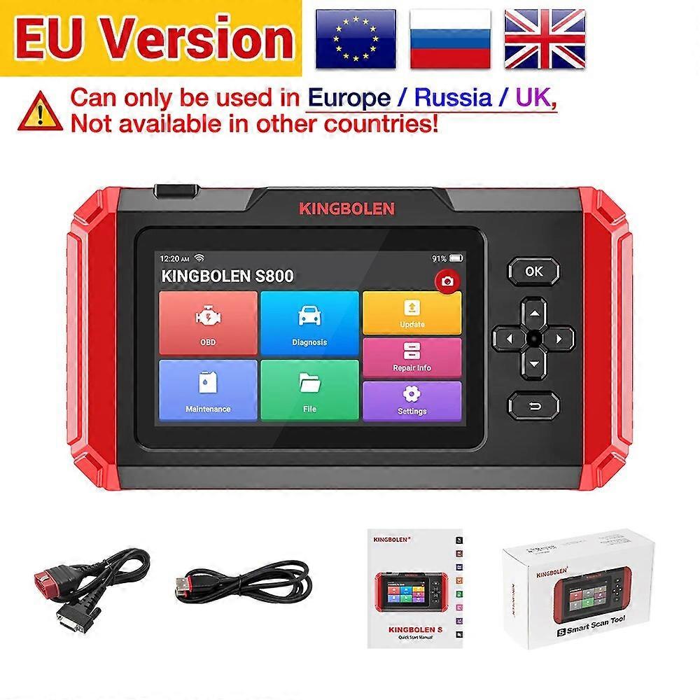 S800 4 Systems Engine ABS SRS Transmission OBD2 Scanner 15 Resets Scan Tool EOBD Diagnostic Tool Lifetime Free Update