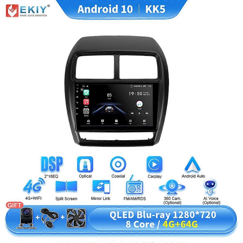 Autoradio Android 10 per Mitsubishi ASX 2020 QLED AI Voice GPS Lettore video multimediale Carplay Navigazione DSP Unità principale