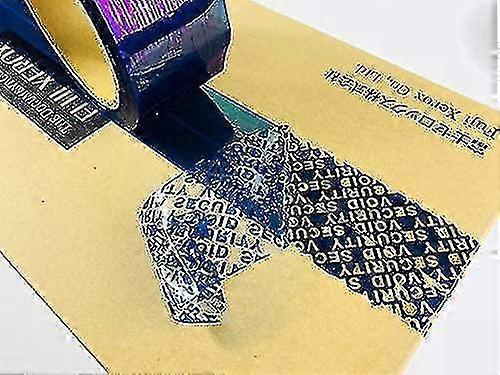 Tamperproof Security Tape, Sealing & Packaging Tape, Anti-counterfeiting Tape, Blue, 50mm50m, 1roll