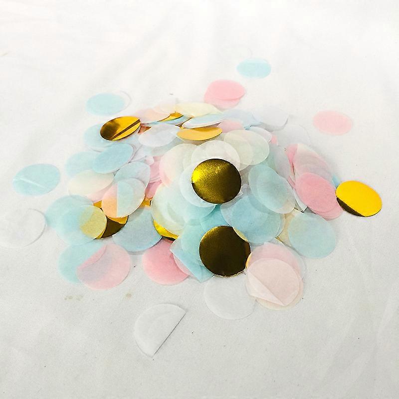 2.5cm round confetti copy flame retardant paper balloon wave ball filler paper confetti