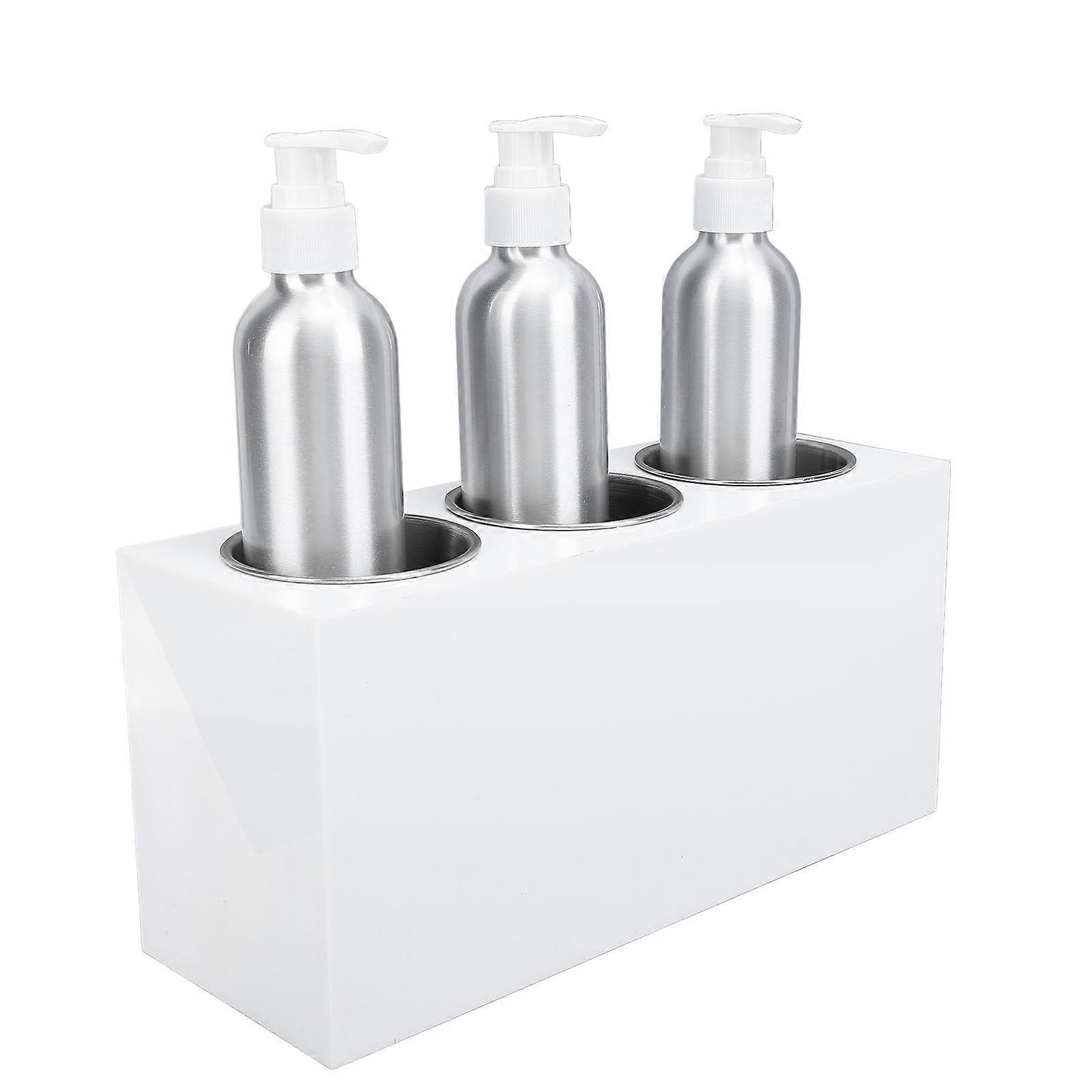 Massage Oil Heater with 6pcs Aluminum Bottles Constant Temperature Control Constant Temperature Control Spa Supplies Lotion Warmer 100240V US Plug