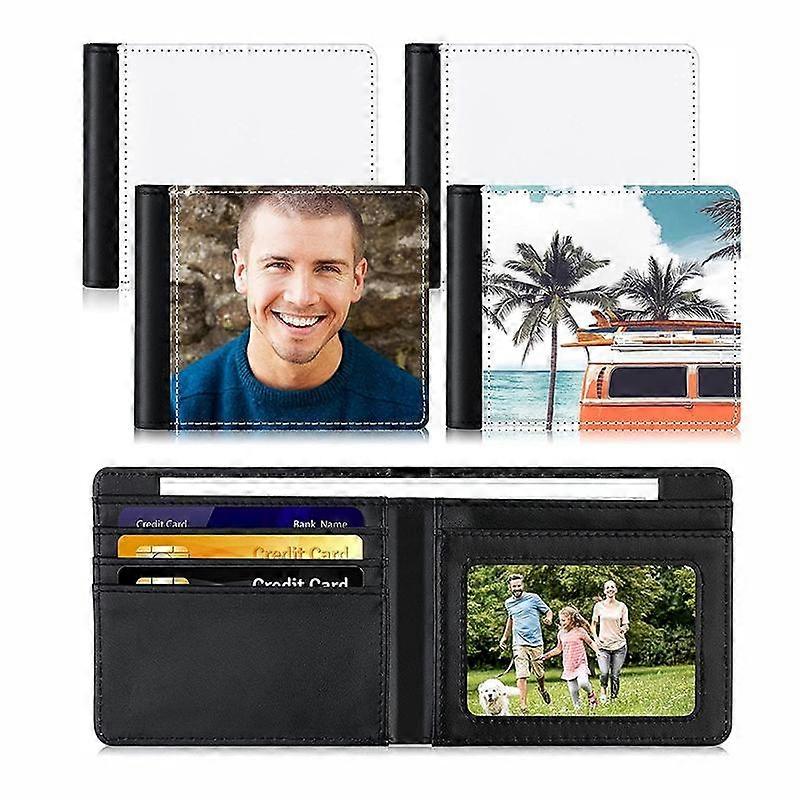 4Pcs Sublimation Wallet Blank Heat Transfer Sublimation Wallets
