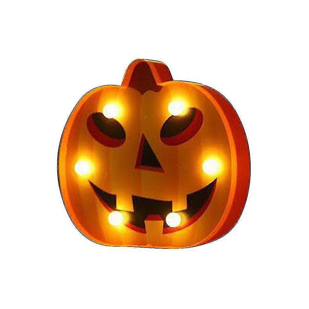 3pack Led Pumpkin Night Light Desktop Decorative Lamp For Halloween Table Decor