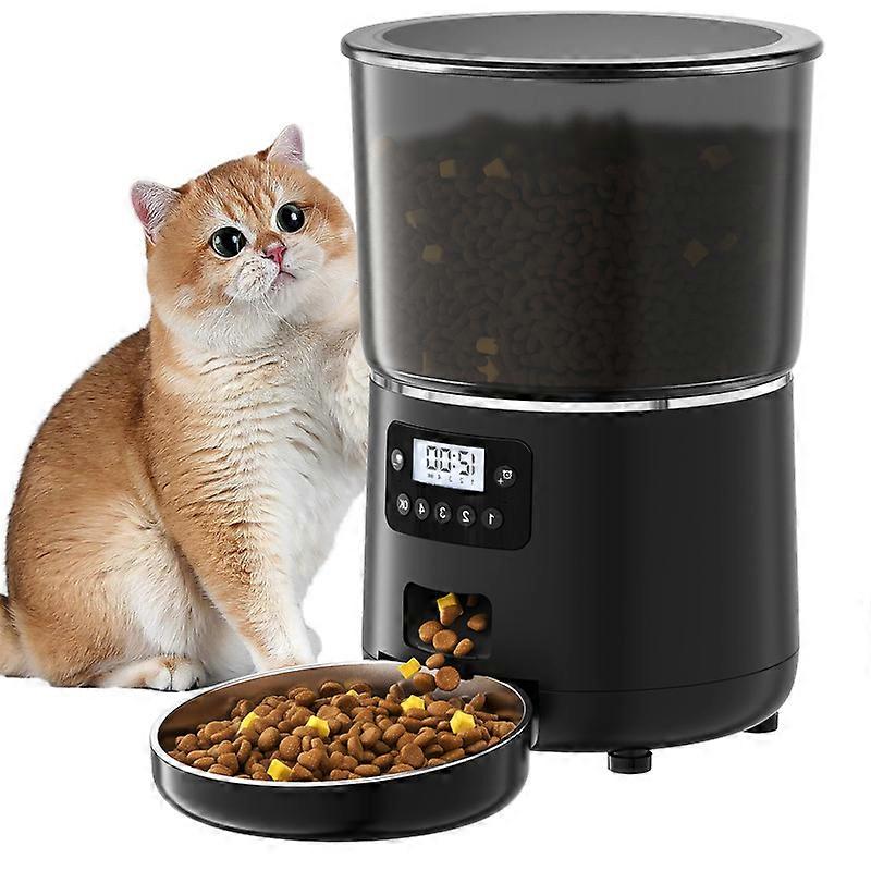 Smart pet feeder 4L grain storage barrel timing and quantitative meal cat and dog automatic feeding machine
