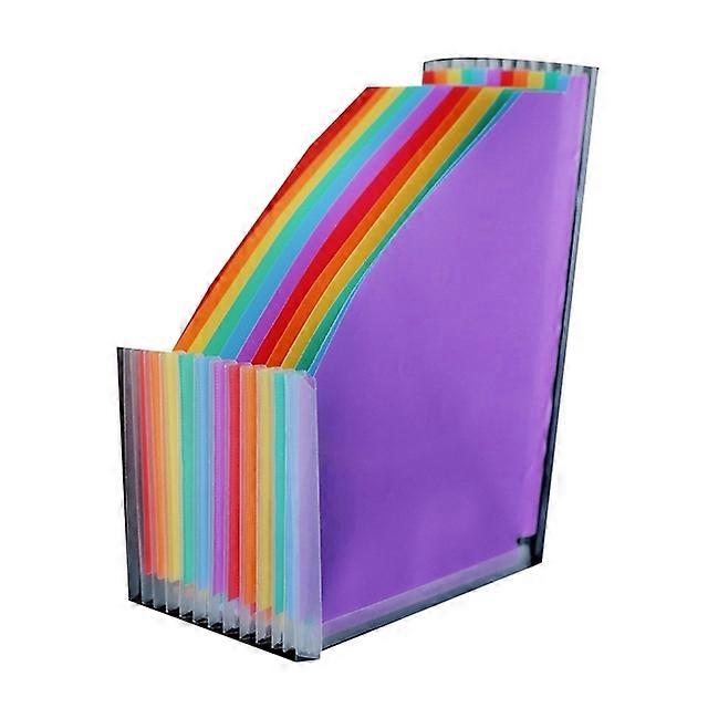13 Pockets Expanding File Folder Bag Accordion Document Organizer A4 Letter Size