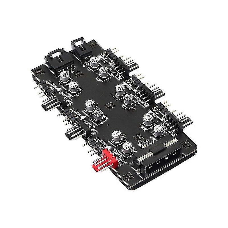 12V 4Pin PWM/ARGB met IDE 4Pin Power 2-in-1 Hub 6Simultane CPU Koelventilator gebruikt om de M uit te breiden