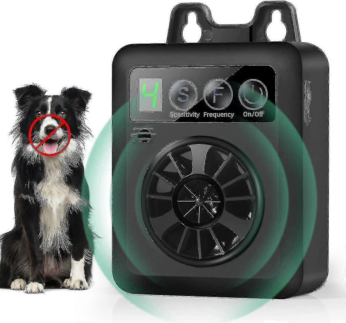効果的な超音波犬の抗吠え声装置抑止屋外犬トレーナー、ソニックバークサイレンサー