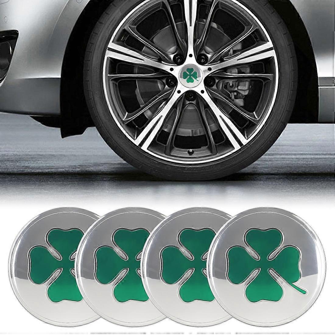 4 in 1 Wheel Hub Decorative Sticker, Diameter: 5.8cm