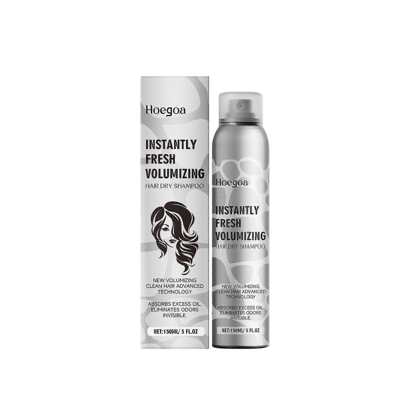 Suchy szampon, Immediately Fresh Volumizing Hair Suchy szampon, Suchy szampon zwiększający objętość, Natural Instant Dry Shampoo Spray zwiększający objętość do ciemnych włosów, Refres