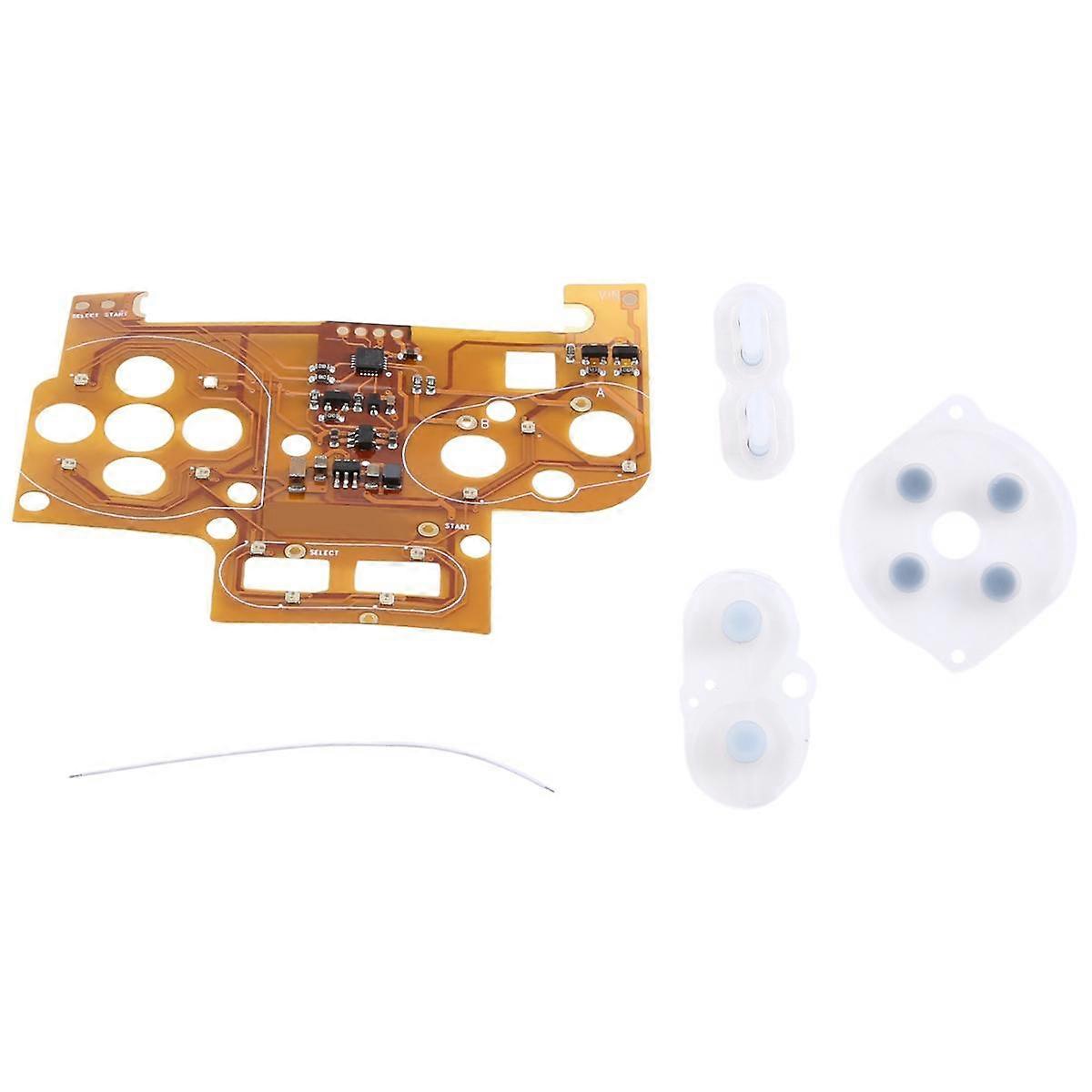 Para Kit de Luz de Botão LED para GameBoy Cor LED Light Ribbon Board DIY Button Light Color Modificar Kits