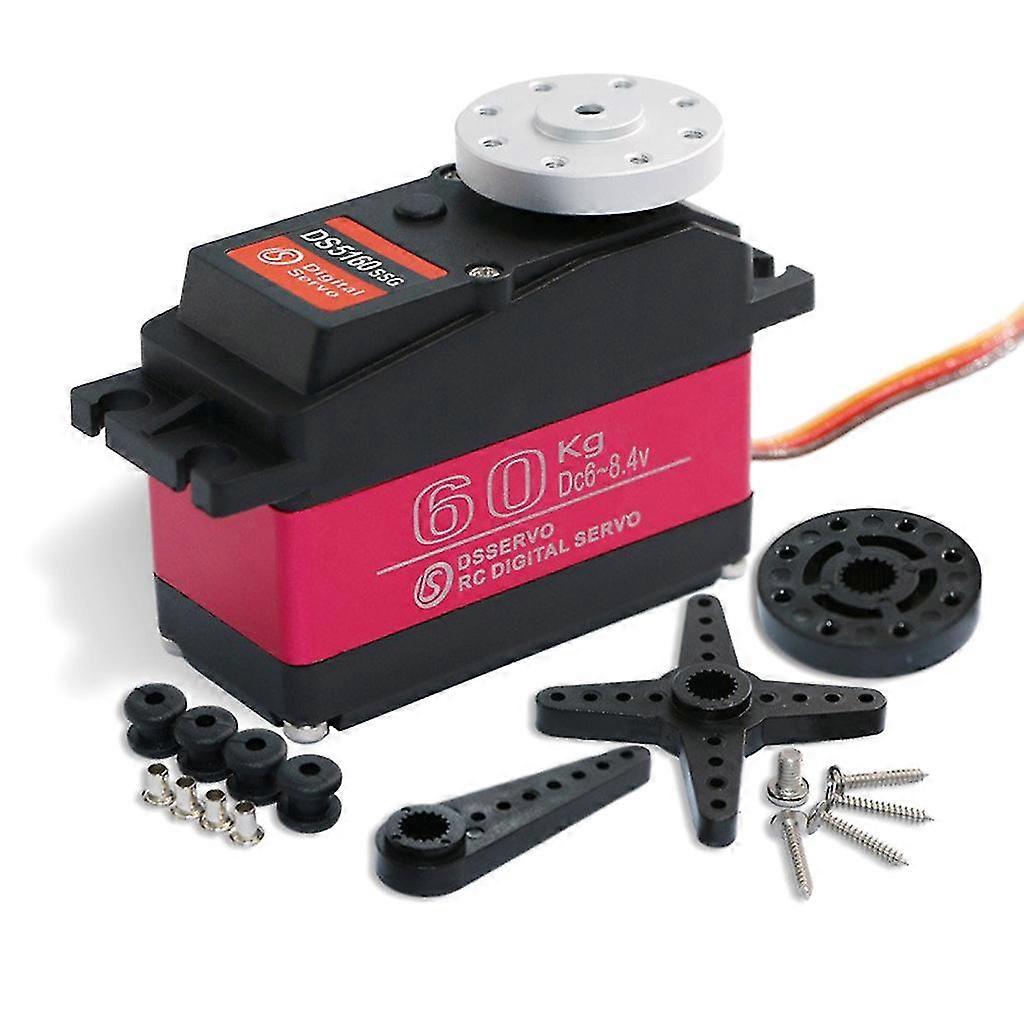 60kg Servo Metallgetriebe High Torque Digital Servomotor für RC Auto Roboter 8.4v