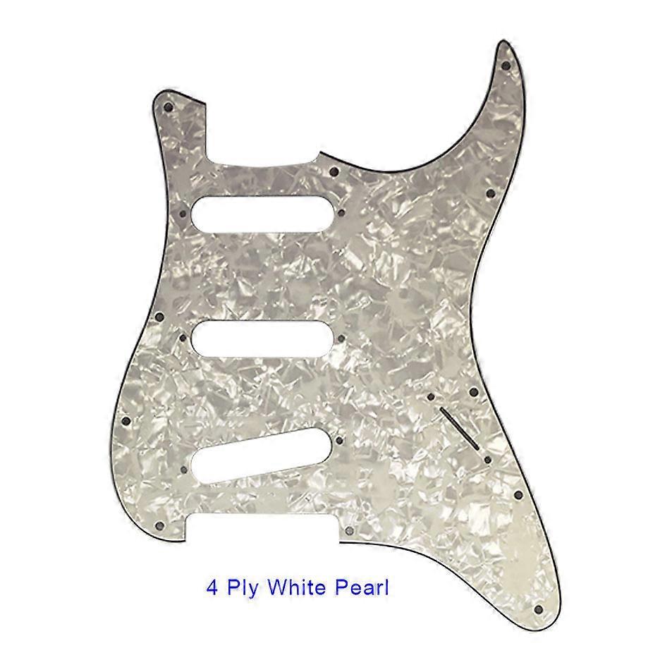 Xinyue For ST Pickups Guitar Pickguard With Three Reverse-Mounted American Vintage65 Single-Coil Strat Pickups No Control Hole
