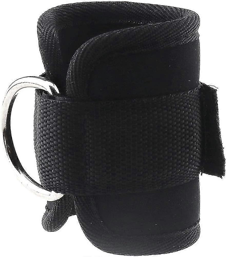 Double D-ring Ankle Cuff Straps Adjustable Leg Weight Wrist Belt For Cable