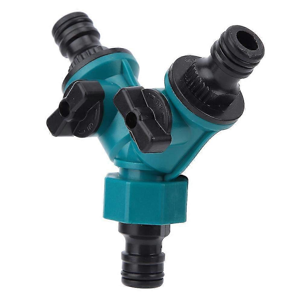 Three Way Adapters-2pcs Three Way Adapter Y Type Connector Water Pipe Joint With Switch