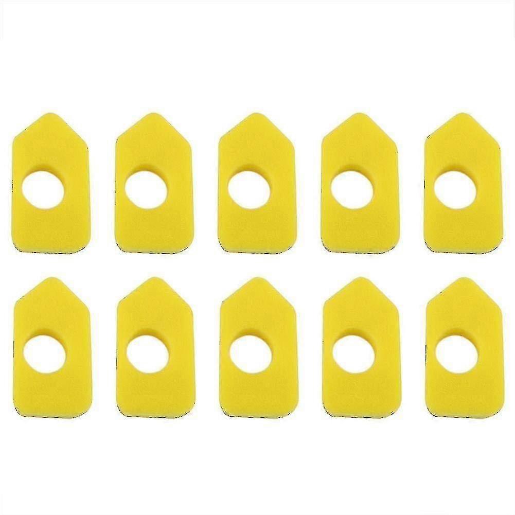 Air Filter - 10pcs Yellow Foam Air Filter, Replacement Air Filter For Briggs