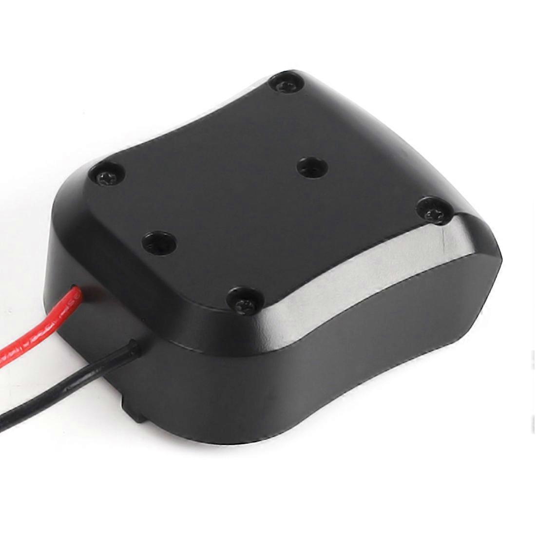 DW12V DIY Battery Adapter for 10.8V-12V Li-Ion Battery Power Wheel Adaptor Dock Holder with 14 Awg Wires,Black