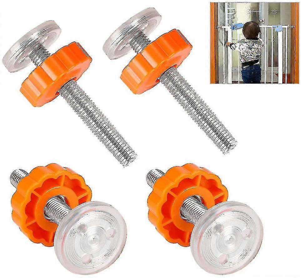 4pcs Threaded Spindle Push Rods M10 Snap Fastener   Gates Screw Rods Walk