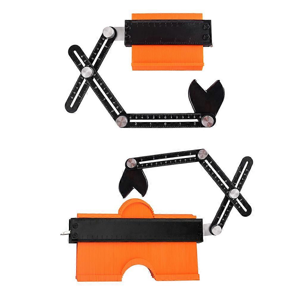 5 inch/10 inch woodcut measuring contour line contour contour duplicator template irregular measuring radian ruler woodworking