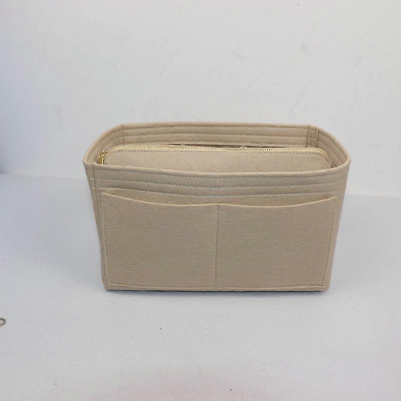 Women's handbag manager plug-in felt bag manager beige