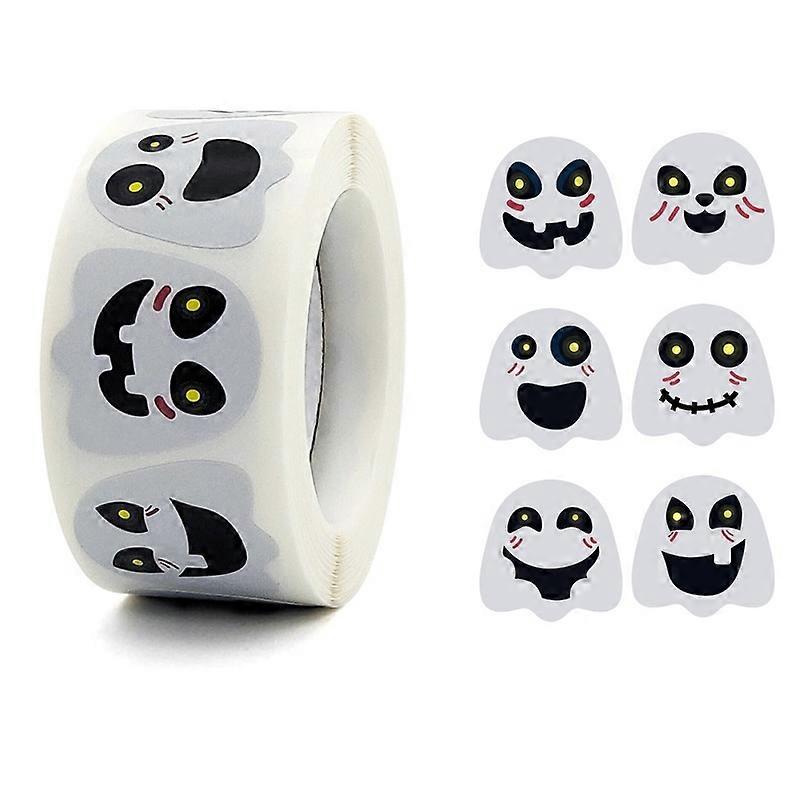 Halloween Ghost Emoji Stickers 25x25mm