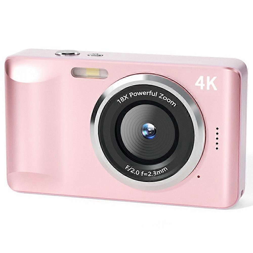 FC001 2.8-inch IPS Screen Digital Camera Student HD CCD Camera with 32G TF Card Card Reader - Pink
