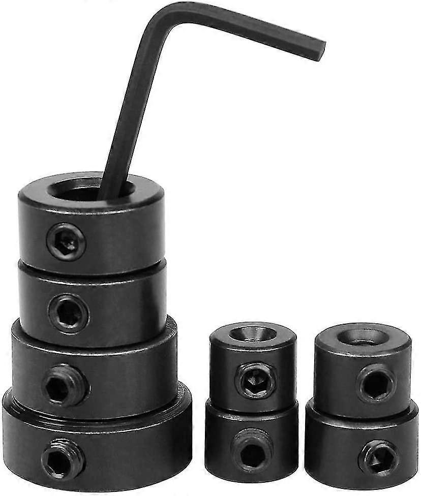 8pcs/set Woodworking Drill Bit Depth Stop Collars Ring Positioner Drill
