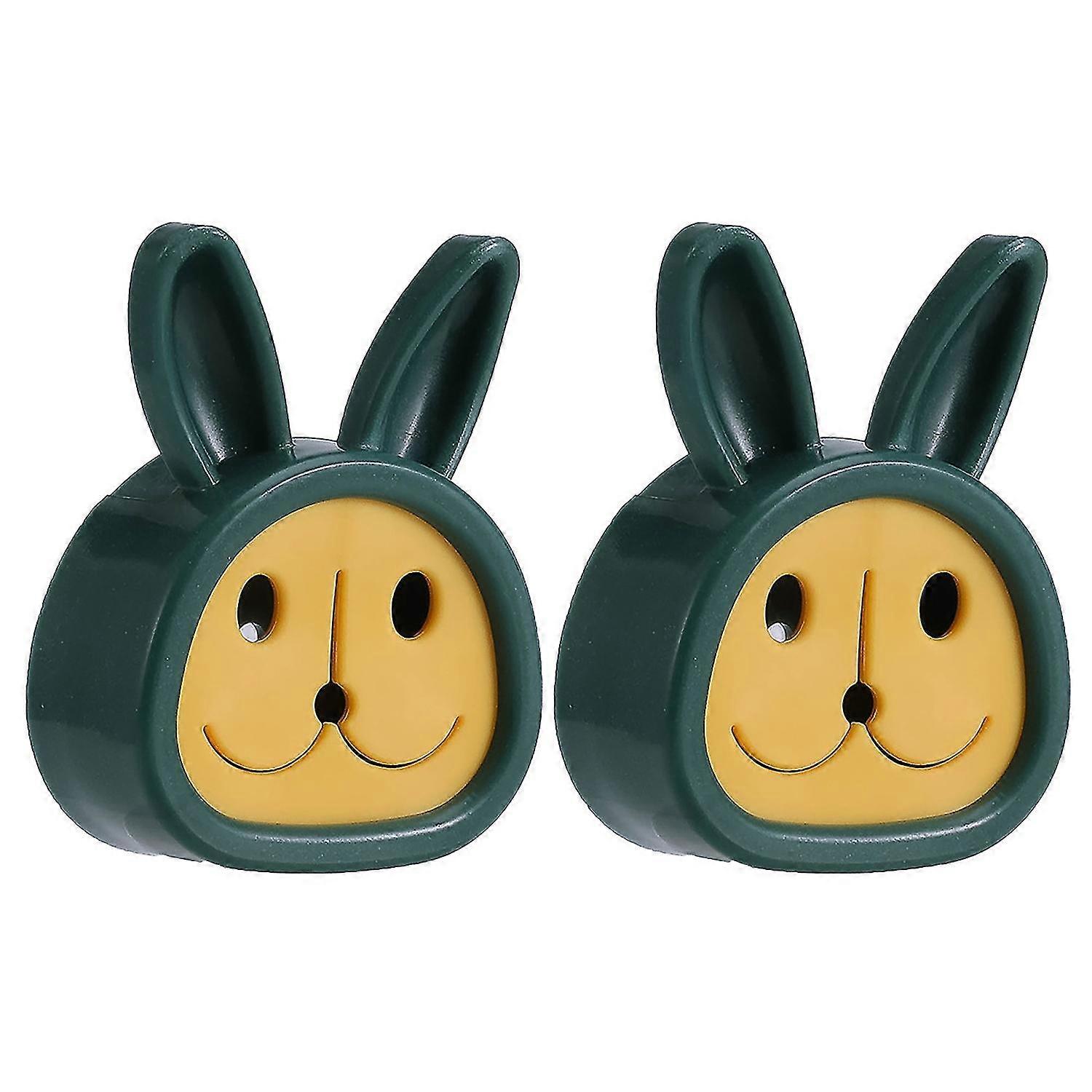 2kpl pyyheripustin seinälle asennettava ilmainen lävistys PP söpö sarjakuva pyyhepidike imu kylpyhuonetarvikkeet-ZZY