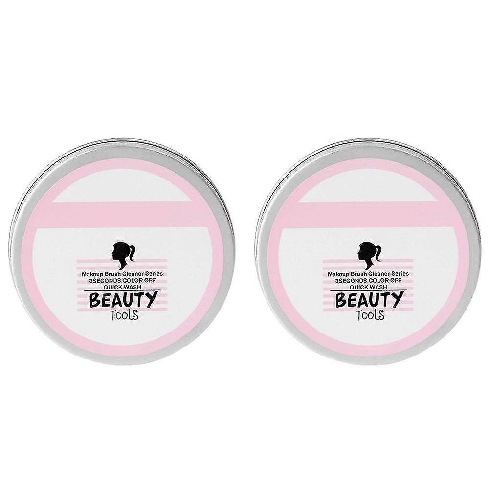 Makeup Brush Cleaner - Color Switch Sponge For Eyeshadow Brush Depigmentation Cleansing Sponge Set