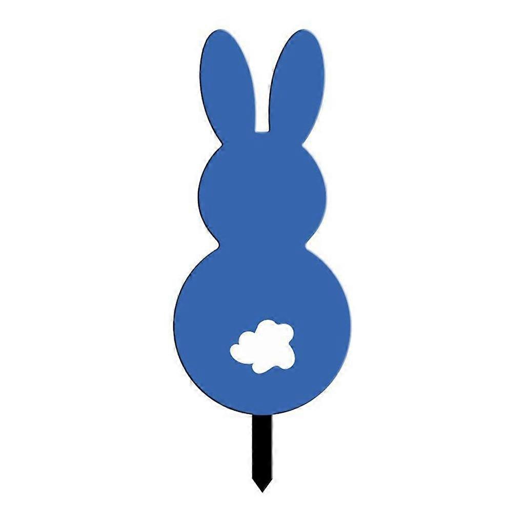 Rabbits Shape Easter Outdoor Decorations Water Proof Easter Party Yard Signs