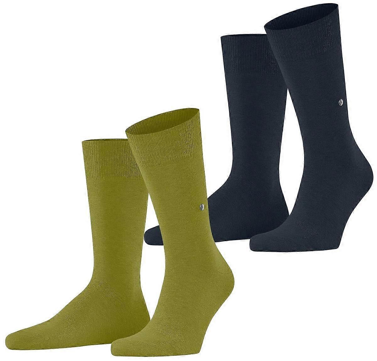 Burlington Everday 2 Pack Socks - Jungle Green