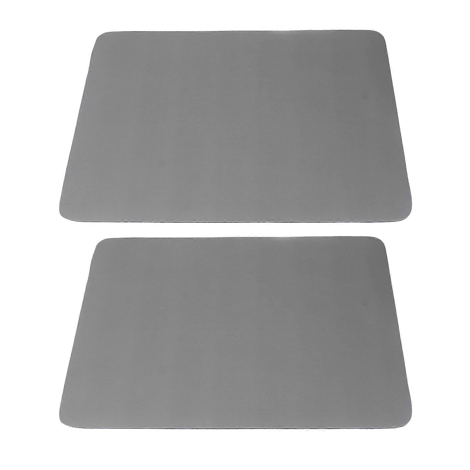 2Pcs Coffee Mat Drying Pad Super Absorbent Prevent Slip Shock Absorption Easy to Clean Coffee Bar Mat for Countertops Coffee Machine Dark Gray 30x40cm