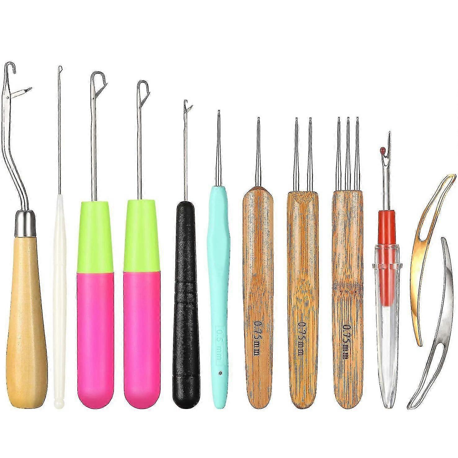 Dreads Tool Set,3pcs Dreads Crochet, Crochet ,h Tool,bent Latch Set For B Craf