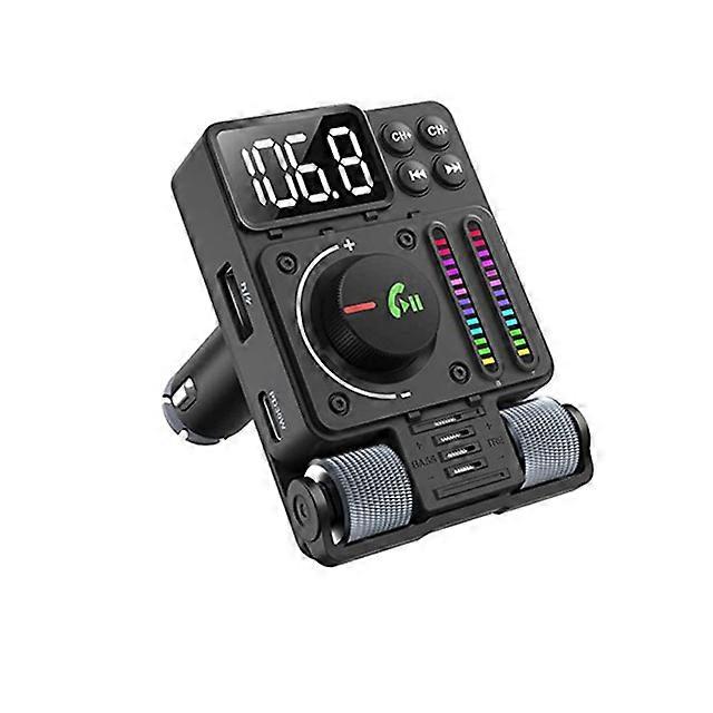 2023 Bluetooth 5.3 Car Wireless FM Transmitter Radio Adapter PD30W QC3.0 Fast Charging Car MP3 U Disk Music Player Accessories