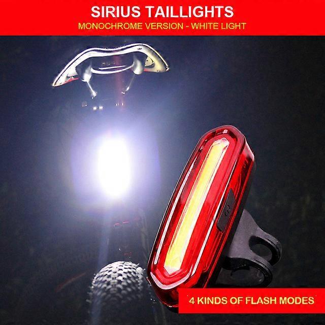 Bicycle Parts 120 Lumens USB Rechargeable Bicycle Light Cycling Rear Light LED Taillight Waterproof MTB Road Bike Light Back Lamp for Bicycle