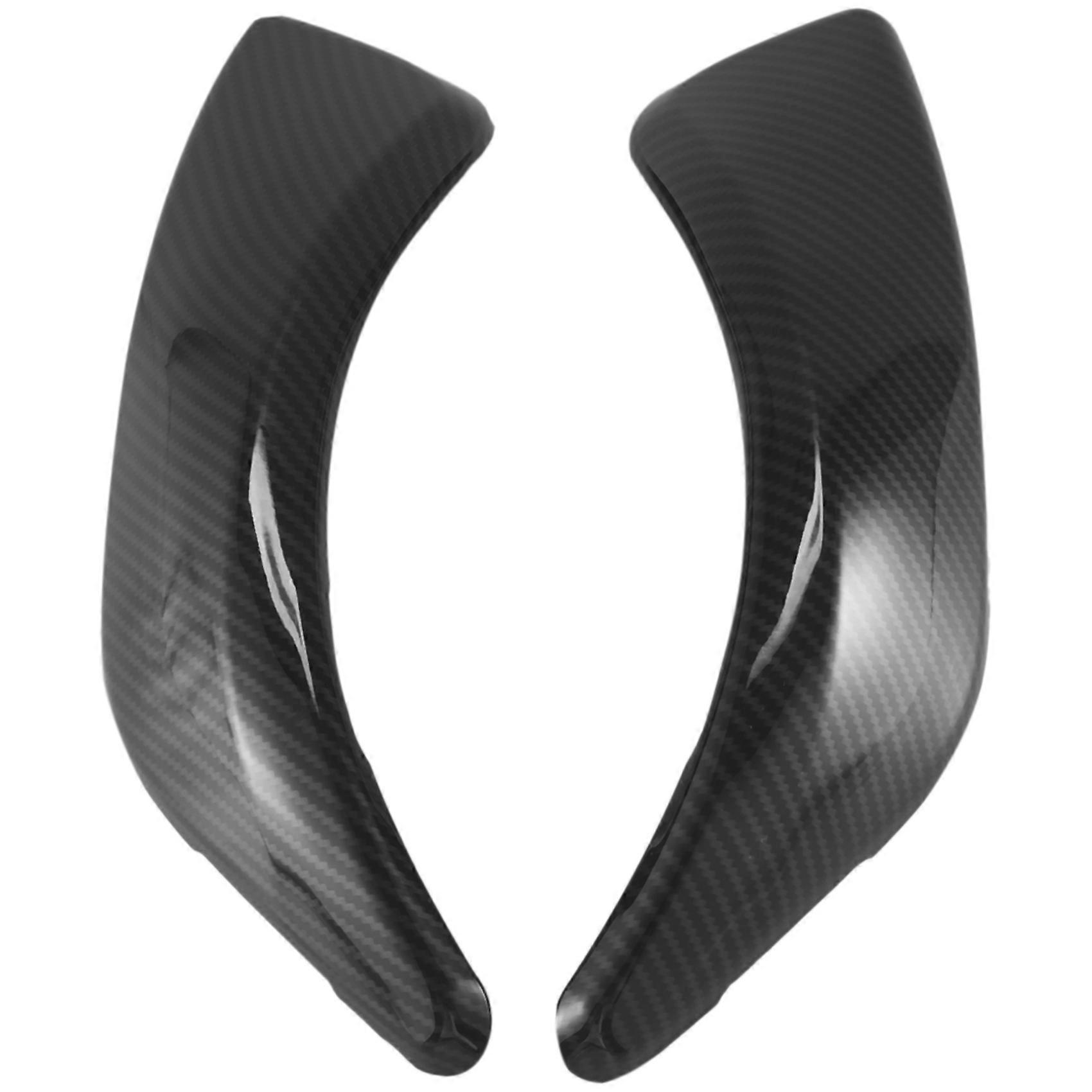 2Pcs Carbon Fiber Car Inner Door Handle Trim Pull Grab Panel Handle Cover for F20 F22 F23 12-18 2 D
