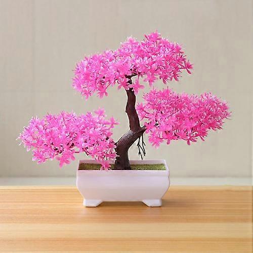 Artificial Bonsai Natural Realistic Plastic Welcoming Pine Bonsai for Wedding