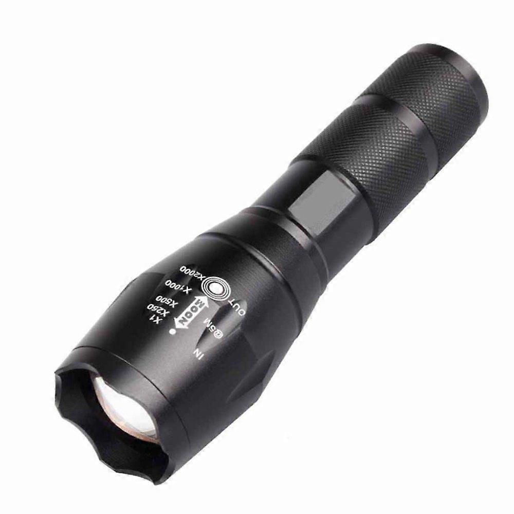 Telescopic zoom torch USB torch mini zoom strong light torch