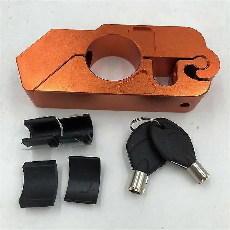 Moto Handlebar Lock Universal Motorcycle Handle Throttle Grip Security Lock with 2 Keys To Secure A Bike, Scooter, Moped or ATV