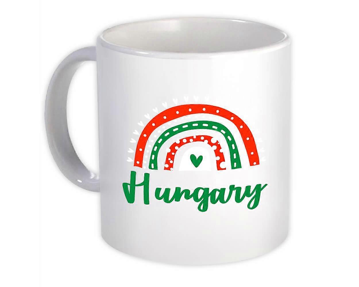Gåva mugg: Ungern Ungern Regnbåge