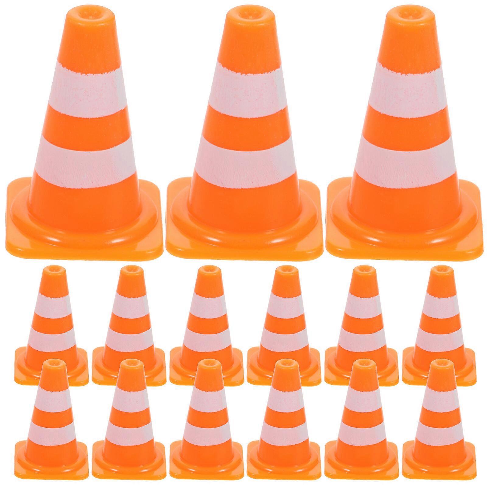 50Buc Mini Conuri de trafic Semne rutiere Semne stradale Jucării Baricadă de trafic Jucării Construcții Semne de circulație Jucării