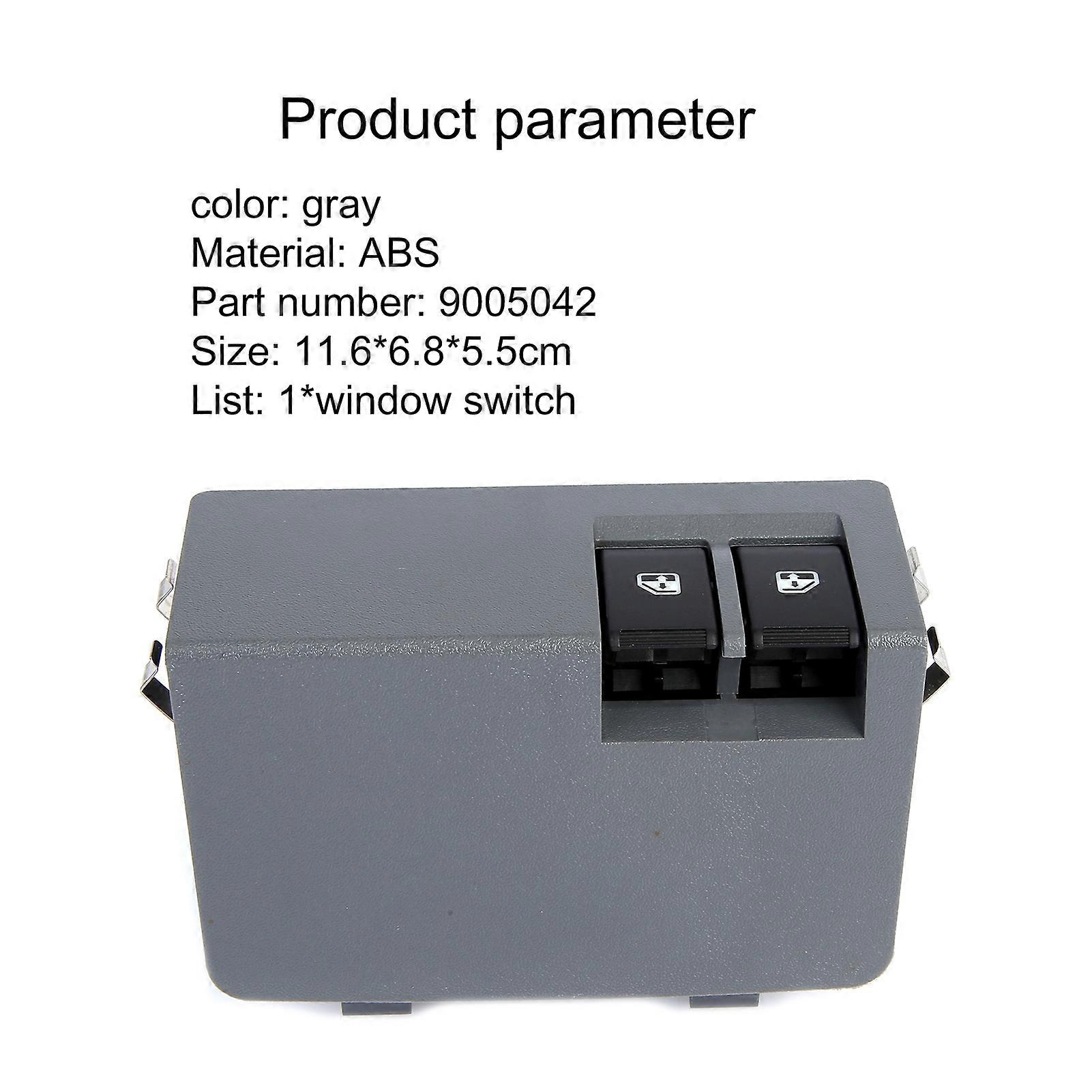 Car Window Switch Lightweight Anti-corrosion Power Switch Automobile Car Door Window Switch 9005042 for Chevrolet Sail 2010-2014