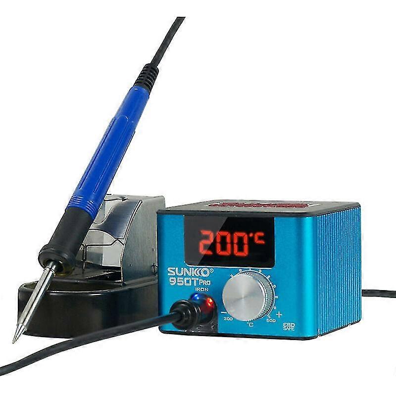 75w Electric Soldering Iron Set High Power Electrostatic Safeguards Small 200480 Intelligent Temperature Adjustment Soldering Station For Factory Pro