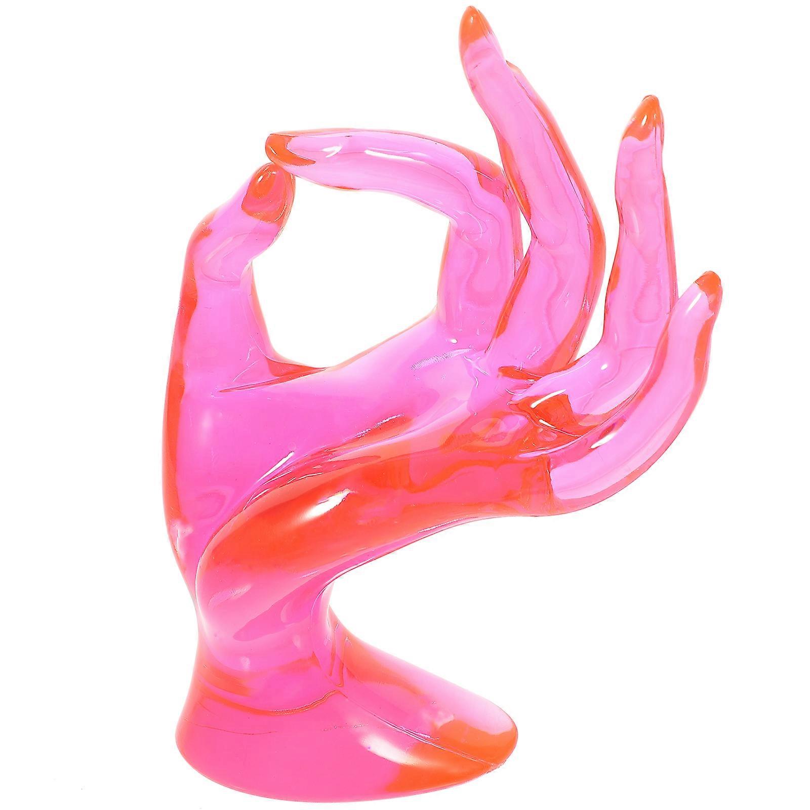 Desk Topper Mannequin Shaped Rack Hand Holder Ring Display Rack Female Hand Mannequin Display Organization
