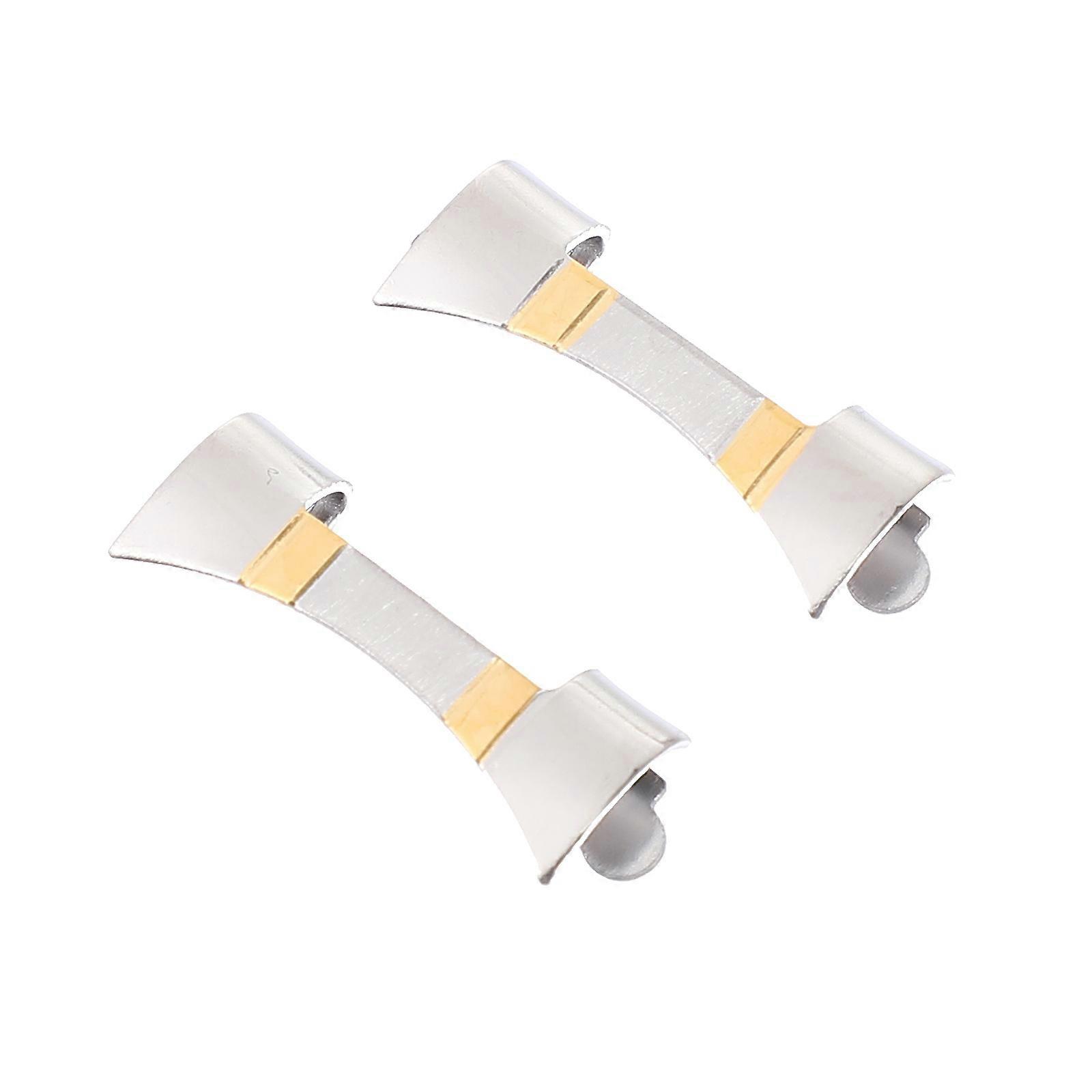 1 Pair Watch Strap Link Ends Watchband Making Connector Stainless Watchband Part
